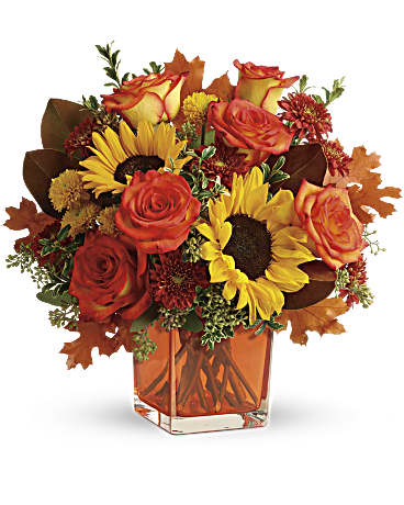 Hello Autumn Bouquet | Mixed Bouquets | Same Day Flower Delivery | Multi-Colored | Teleflora