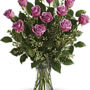 Hey Gorgeous Bouquet | Roses | Same Day Flower Delivery | Purple | Teleflora