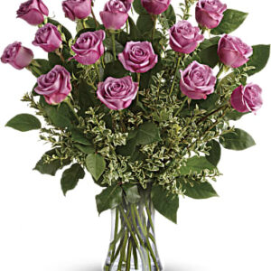 Hey Gorgeous Bouquet | Roses | Same Day Flower Delivery | Purple | Teleflora