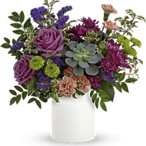 Hidden Garden Bouquet | Roses | Same Day Flower Delivery | Multi-Colored | Teleflora