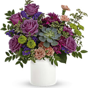 Hidden Garden Bouquet | Roses | Same Day Flower Delivery | Multi-Colored | Teleflora