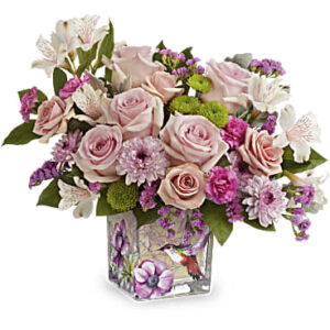 Hummingbird Surprise Bouquet | Mixed Bouquets | Same Day Flower Delivery | Pink | Teleflora