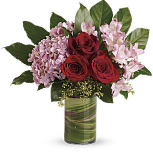 Island Romance | Mixed Bouquets | Same Day Flower Delivery | Red | Teleflora
