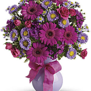 Joyful Jubilee Bouquet | Mixed Bouquets | Same Day Flower Delivery | Pink | Teleflora