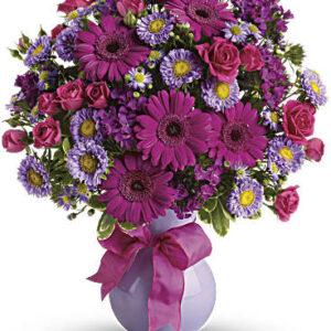 Joyful Jubilee Bouquet | Mixed Bouquets | Same Day Flower Delivery | Pink | Teleflora