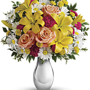Just Tickled Bouquet | Mixed Bouquets | Same Day Flower Delivery | Multi-Colored | Teleflora