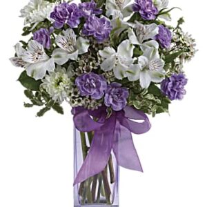 Lavender Laughter Bouquet | Mixed Bouquets | Same Day Flower Delivery | White | Teleflora