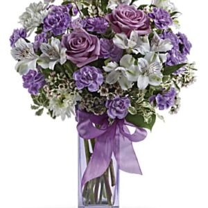 Lavender Laughter Bouquet | Mixed Bouquets | Same Day Flower Delivery | White | Teleflora