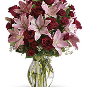 Lavish Love Bouquet With Long Stemmed Red Roses | Mixed Bouquets | Same Day Flower Delivery | Teleflora
