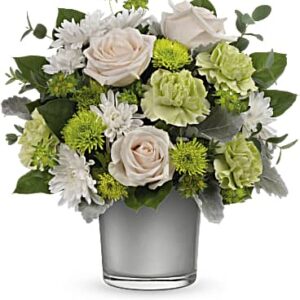 Light On The Water Bouquet | Roses | Same Day Flower Delivery | White | Teleflora