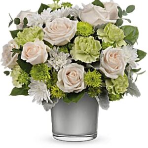 Light On The Water Bouquet | Roses | Same Day Flower Delivery | White | Teleflora