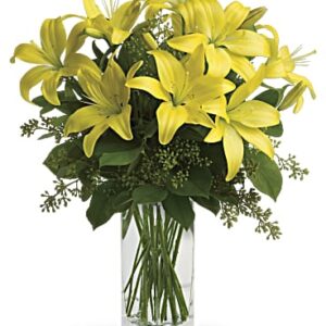 Lily Sunshine Bouquet | Lilies | Same Day Flower Delivery | Yellow | Teleflora