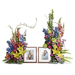 Loving Farewell Photo Tribute Bouquet | Mixed Bouquets | Same Day Flower Delivery | Multi-Colored | Teleflora