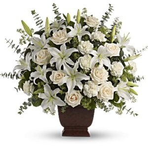 Loving Lilies And Roses Bouquet | Mixed Bouquets | Same Day Flower Delivery | White | Teleflora