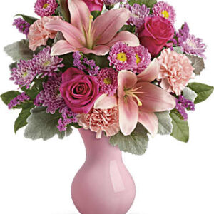 Lush Blush Bouquet | Mixed Bouquets | Same Day Flower Delivery | Pink | Teleflora