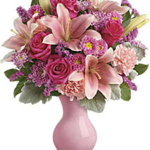 Lush Blush Bouquet | Mixed Bouquets | Same Day Flower Delivery | Pink | Teleflora