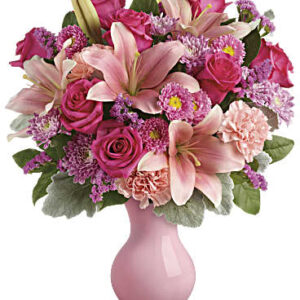 Lush Blush Bouquet | Mixed Bouquets | Same Day Flower Delivery | Pink | Teleflora