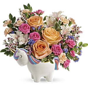 Magical Garden Unicorn Bouquet | Mixed Bouquets | Same Day Flower Delivery | Multi-Colored | Teleflora