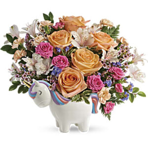 Magical Garden Unicorn Bouquet | Mixed Bouquets | Same Day Flower Delivery | Multi-Colored | Teleflora