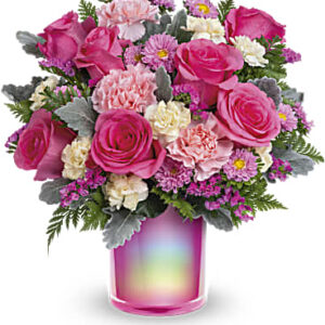 Magical Muse Bouquet | Roses | Same Day Flower Delivery | Pink | Teleflora