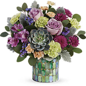 Marvelous Mosaic Bouquet | Mixed Bouquets | Same Day Flower Delivery | Purple | Teleflora