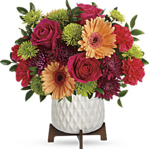 Mid Mod Brights Bouquet | Mixed Bouquets | Same Day Flower Delivery | Multi-Colored | Teleflora