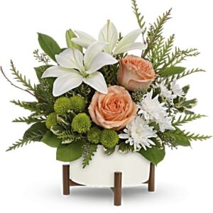 Mod Blooms Bouquet | Mixed Bouquets | Same Day Flower Delivery | White | Teleflora
