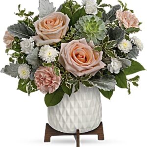 Mod Rose Bouquet | Roses | Same Day Flower Delivery | White | Teleflora