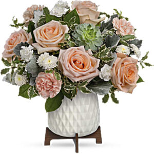 Mod Rose Bouquet | Roses | Same Day Flower Delivery | White | Teleflora