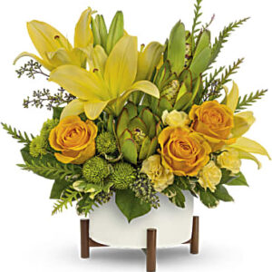 Modern Garden Bouquet | Mixed Bouquets | Same Day Flower Delivery | Yellow | Teleflora