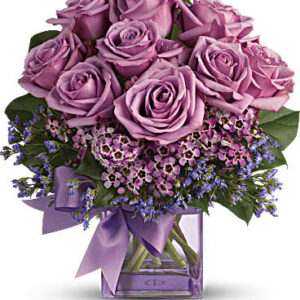 Morning Melody | Roses | Same Day Flower Delivery | Purple | Teleflora
