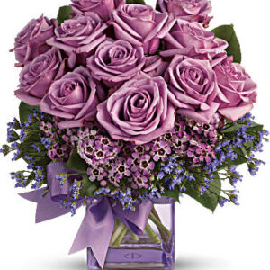 Morning Melody | Roses | Same Day Flower Delivery | Purple | Teleflora
