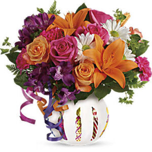 Party Starter Bouquet | Mixed Bouquets | Same Day Flower Delivery | Multi-Colored | Teleflora