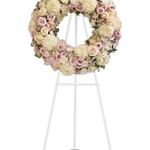 Peace Eternal Wreath | Mixed Bouquets | Same Day Flower Delivery | Multi-Colored | Teleflora