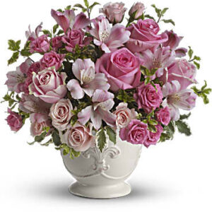 Pink Potpourri Bouquet With Roses | Mixed Bouquets | Same Day Flower Delivery | Teleflora