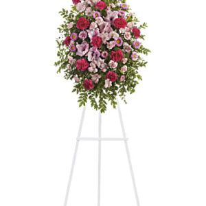 Pink Tribute Spray | Mixed Bouquets | Same Day Flower Delivery | Teleflora