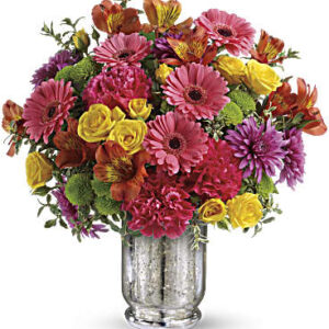 Pleased As Punch Bouquet | Mixed Bouquets | Same Day Flower Delivery | Multi-Colored | Teleflora