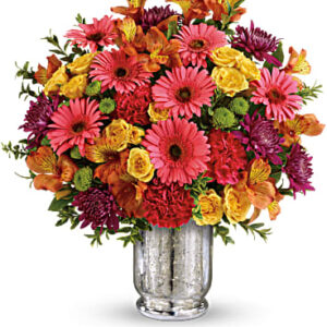 Pleased As Punch Bouquet | Mixed Bouquets | Same Day Flower Delivery | Multi-Colored | Teleflora