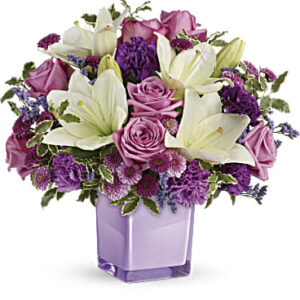 Pleasing Purple Bouquet | Mixed Bouquets | Same Day Flower Delivery | Teleflora