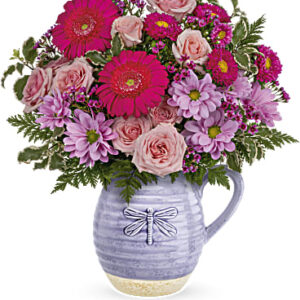Pour On The Lavender Bouquet | Mixed Bouquets | Same Day Flower Delivery | Pink | Teleflora
