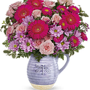 Pour On The Lavender Bouquet | Mixed Bouquets | Same Day Flower Delivery | Pink | Teleflora