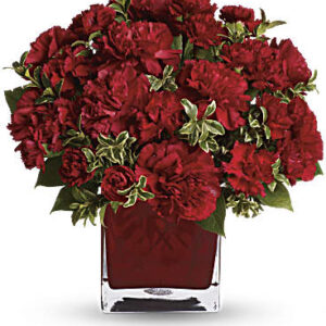 Precious Love Bouquet | Carnations | Same Day Flower Delivery | Red | Teleflora
