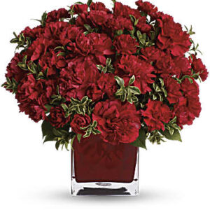 Precious Love Bouquet | Carnations | Same Day Flower Delivery | Red | Teleflora