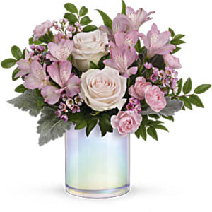 Pretty As A Pearl Bouquet | Mixed Bouquets | Same Day Flower Delivery | Multi-Colored | Teleflora