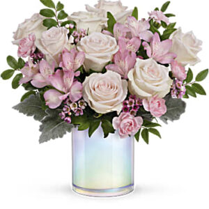 Pretty As A Pearl Bouquet | Mixed Bouquets | Same Day Flower Delivery | Multi-Colored | Teleflora
