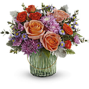 Pretty Blossoms Bouquet | Mixed Bouquets | Same Day Flower Delivery | Orange | Teleflora