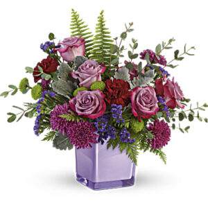 Purple Serenity Bouquet | Roses | Same Day Flower Delivery | Teleflora