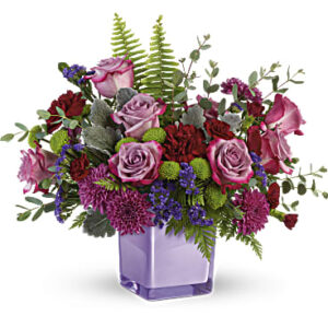 Purple Serenity Bouquet | Roses | Same Day Flower Delivery | Teleflora
