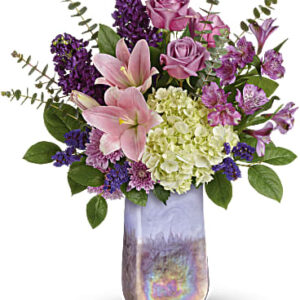 Purple Swirls Bouquet | Mixed Bouquets | Same Day Flower Delivery | Teleflora