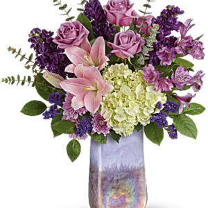 Purple Swirls Bouquet | Mixed Bouquets | Same Day Flower Delivery | Teleflora